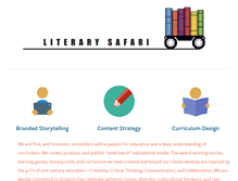 Tablet Screenshot of literarysafari.com